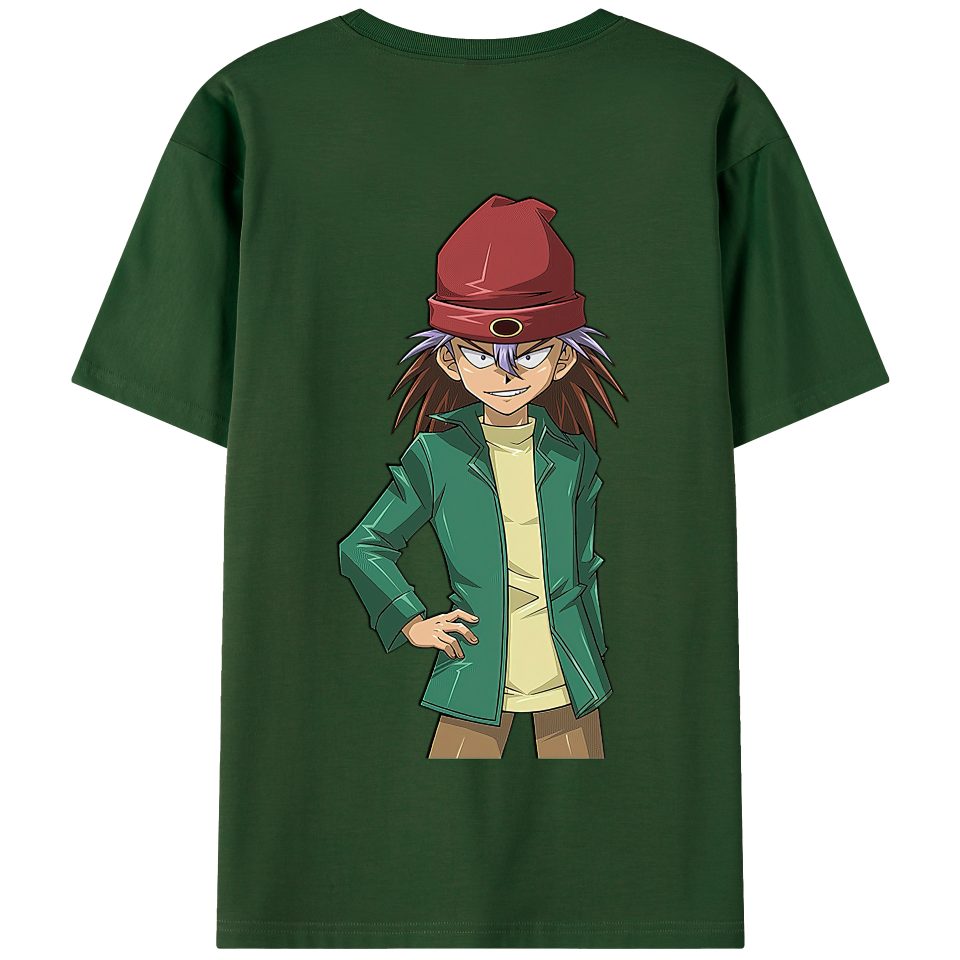 （画像用） 遊☆戯☆王 Yu-Gi-Oh! 綿100％半袖Tシャツ（背面プリント）